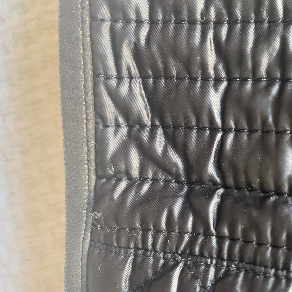 Black Quilted Cole Haan Coat - Picture 5 of 5